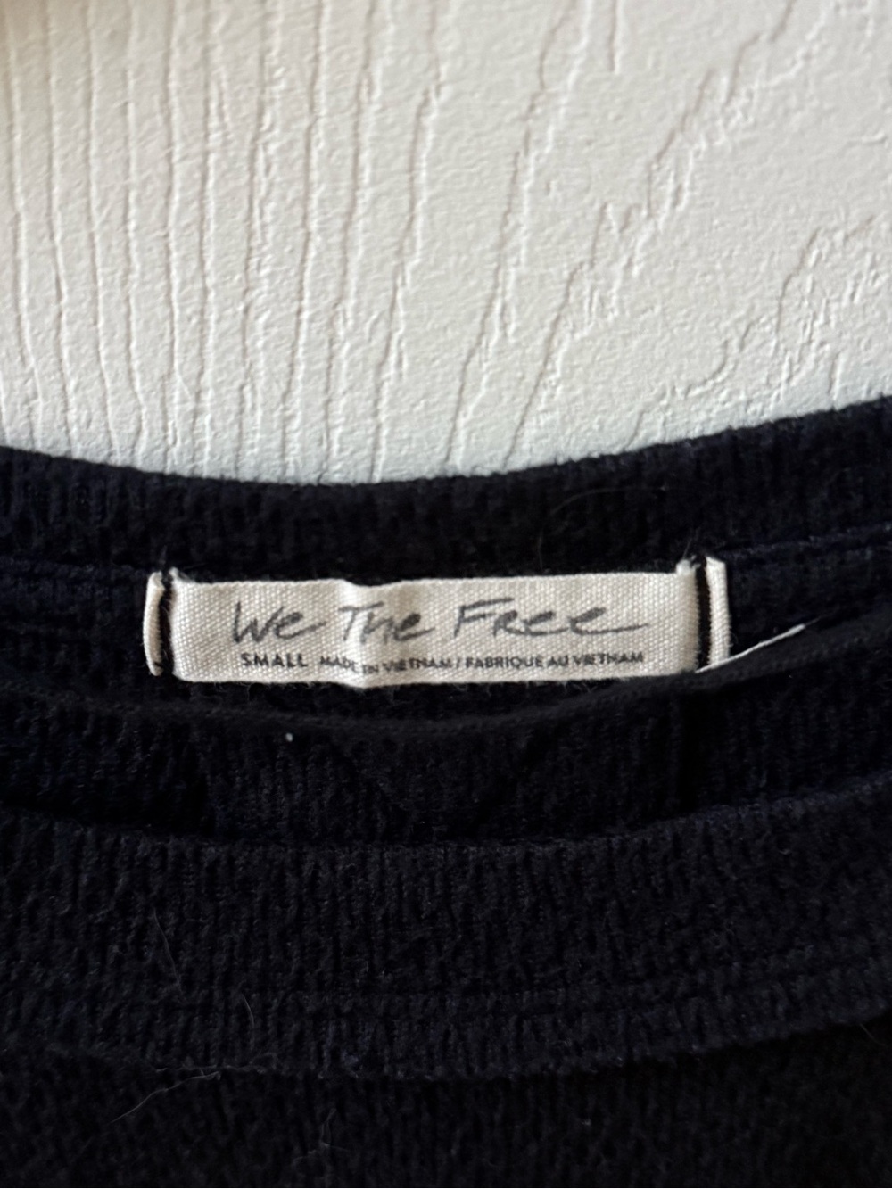 Free People Snowy Thermal Top in Black - Picture 4 of 4